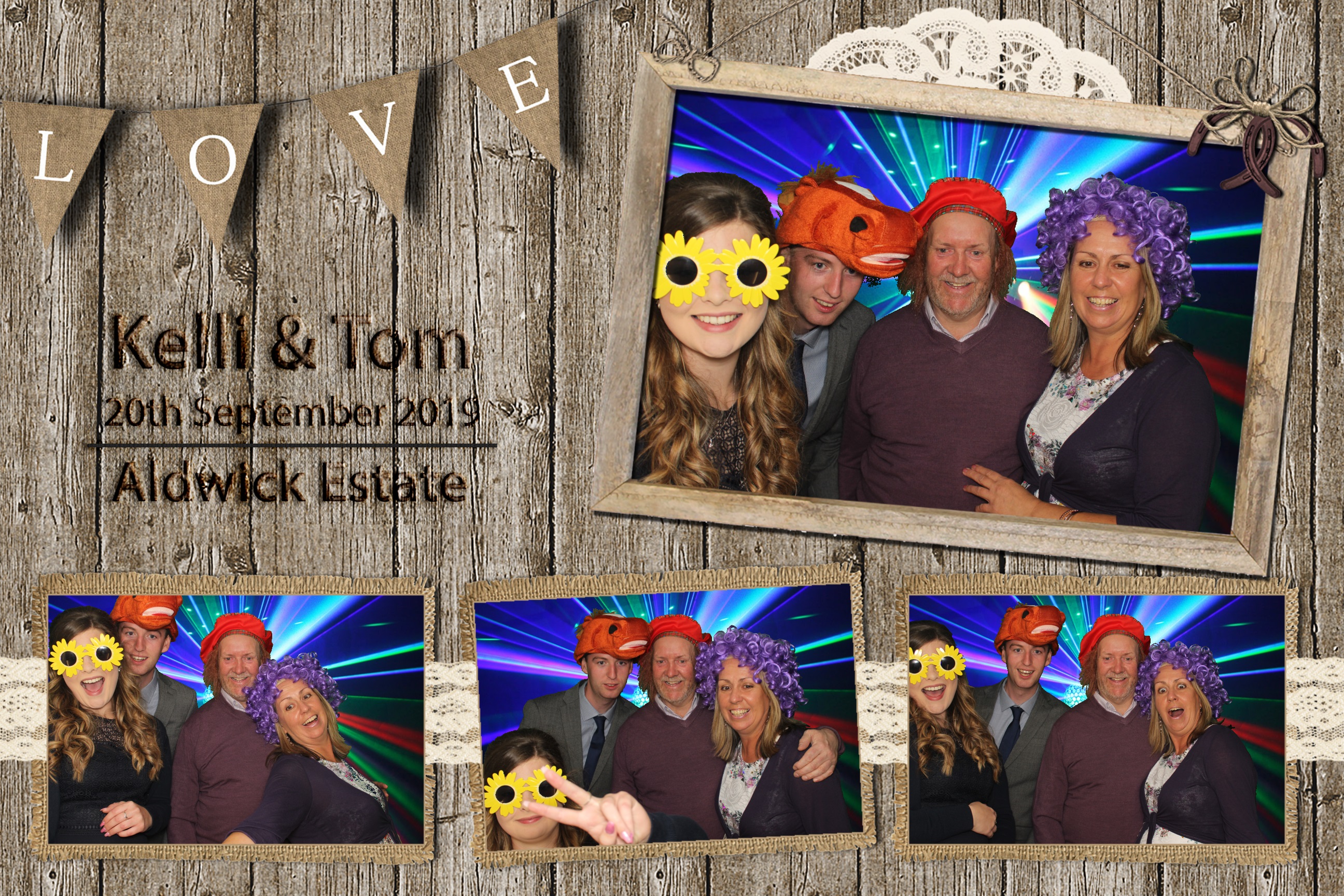 Kelli & Tom's Wedding | View more photos from the event at images.mobile-photo-booth.com/u/MobilePhotoBoothUK/Kelli-Toms-Wedding